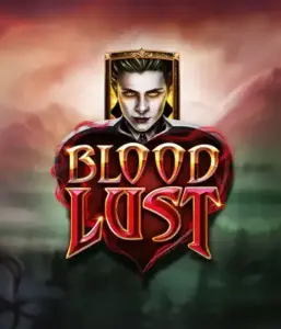 The captivating game interface of Blood Lust, showcasing elegant vampire icons against a mysterious nocturnal landscape. Highlighted in this image is the slot's eerie charm, alongside its unique 5-reel and 99-payline structure, attractive for those fascinated by the vampire genre.